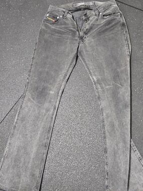 Diesel Men’s Gray Bootcut Jeans - Faded Corduroy